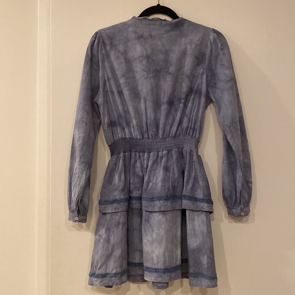 Tie die blue mini dress - Picture 3 of 7